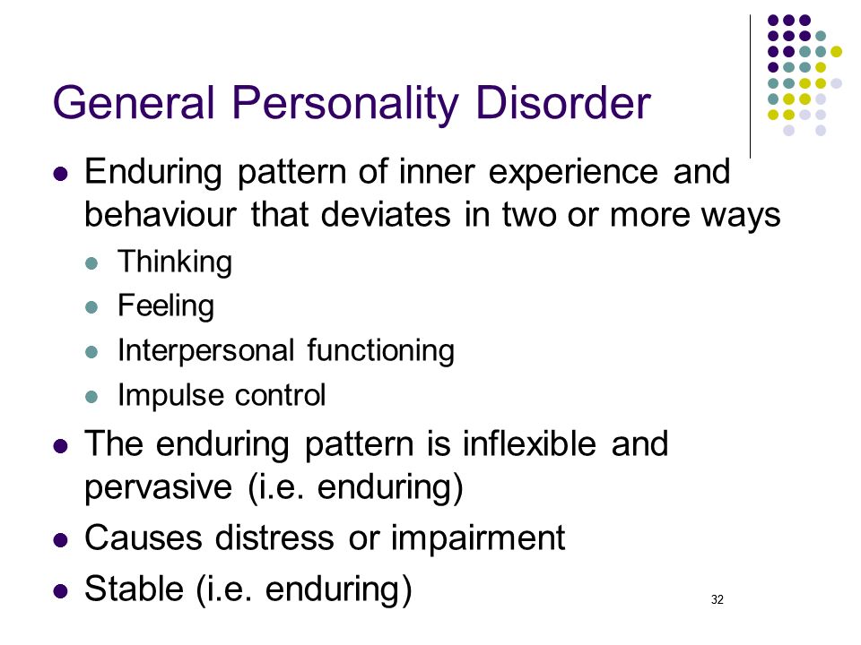 Impairing Behavior Disorder